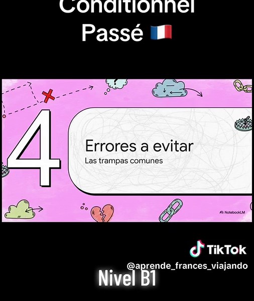 🇫🇷”Conditionnel passé (El Condicional pasado en francés)“🇫🇷 #français #frances #french #francia #france