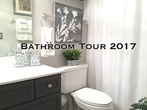 Bathroom Decorating Ideas & Tour on a budget
