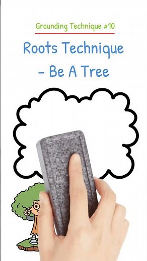 Grounding Techniques #10 - Roots Technique - Be A Tree #groundingtechniques #anxiety #stressrelief