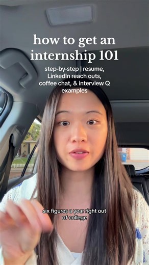 STEP-BY-STEP on how to get an internship for 2024 summer!! ur gonna wanna take notes 📝 (this also applies to job search in general) resume template tips, linkedin reach out templates, coffee chat questions, & example interview questions. here to help u get ur bag 😎 my viral resume video: @lillian 🍓 #internship #internshiptips #college #university #student #newgrad #job #linkedin #career #jobsearch #resume #interview