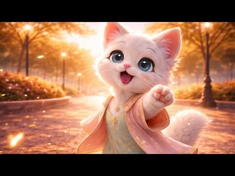 Adorable White Kitten's Day 🌟 Pixar-Style 3D Animated Short | Cute & Heartwarming Story