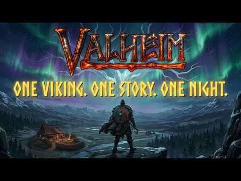 You Are a Viking in Valheim | ASMR Bedtime Stories for Sleep – Building, Exploring & Fire at Night