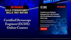 EC-Council Certified Devsecops Engineer (ECDE) Online Courses