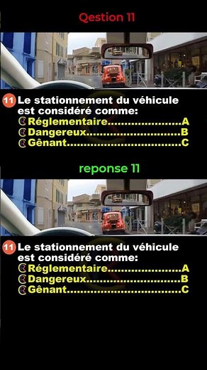 CODE DE LA ROUTE🚦QESTION 11 Série #01 2025 PERMIS DE CONDUIRE