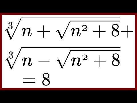 Hardest maths questions - solve equation involving cube roots