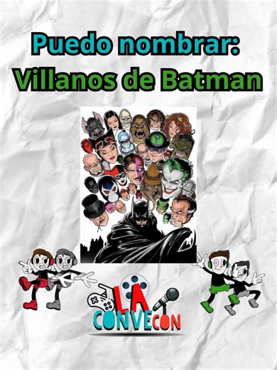 Puedo nombrar villanos de #Batman #laconvecon #friki #geek #nerd #dccomics #comics #joker #podcast #dc
