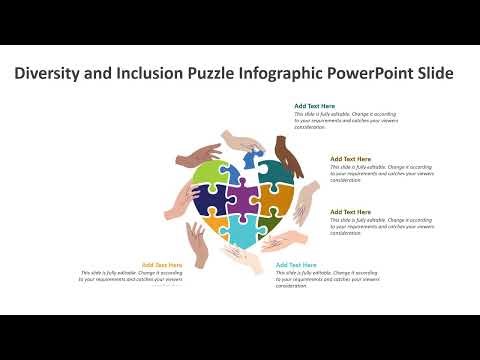 Diversity and Inclusion Puzzle Infographic PowerPoint Slide | Kridha Graphics