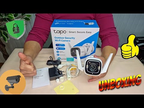 TP-Link Tapo C320WS Outdoor Security Wi-Fi Camera 2K QHD Unboxing & Test