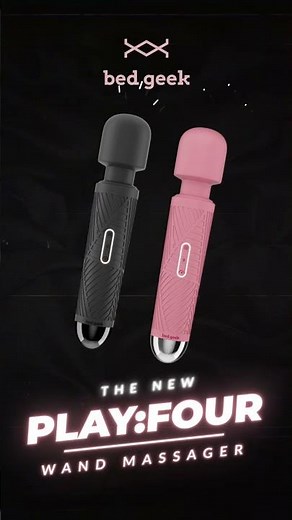 The New bed geek PLAY:FOUR out now. Free Delivery. www.bedgeek.co #wandmassager