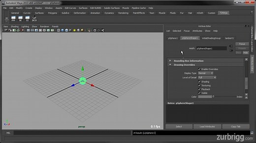 Maya Python 脚本修改物体颜色教程 Chris Zurbrigg - Maya Python - Display Color Override