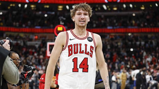 Matas Buzelis shockingly jumped over Collin Sexton for block vs. Nets