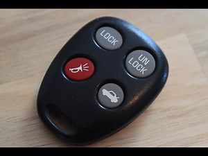 2000-2004 Saturn Key fob battery replacement - EASY DIY
