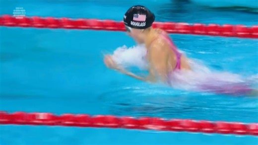 Douglass glides to 200m breaststroke win