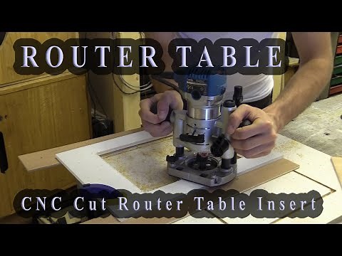 CNC Cut Router Table Insert & Installation Template
