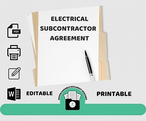 Electrical Subcontractor Agreement - Etsy