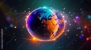 An online payment network using World Bank technology as well as global Internet connectivity is shown in the video footage