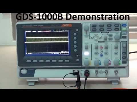 GW Instek - Digital Storage Oscilloscope GDS-1000B Demonstration