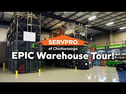 EPIC SERVPRO Warehouse Tour | SERVPRO of Chattanooga
