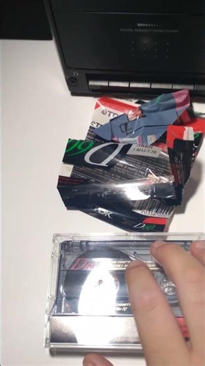 opening a New cassette #80s #retro