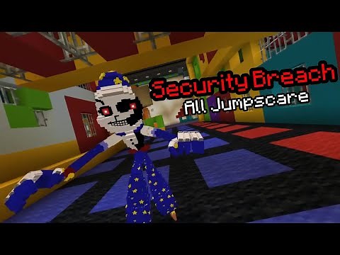 All FNAF: Security Breach Jumpscare in Minecraft [Addons]