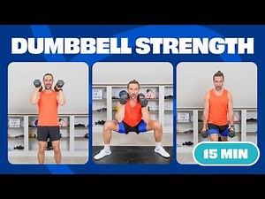 15 Minute Dumbbell STRENGTH Workout | Joe Wicks Workouts
