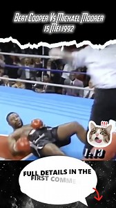 Not a Title Fight, Still a Lesson — How Michael Moorer vs Bert Cooper Became a Quiet Heavyweight Checkpoint, Where Skill Had to Survive Real Danger and Boxing Reminded Everyone Why One Punch Changes Everything 🔥 | Bibiano Fernandes