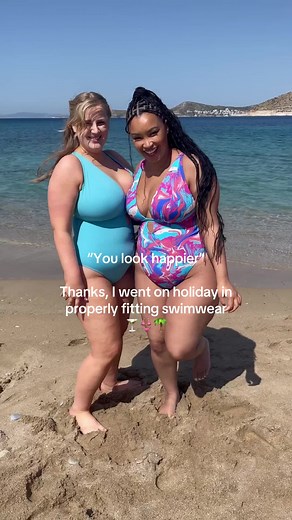 Thanks - we thought so too 👙 #youlookhappier #fyp #holiday #swimwear #fullerbustinspo