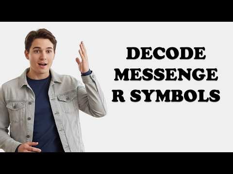 What Are The Different Symbols On Messenger Android?