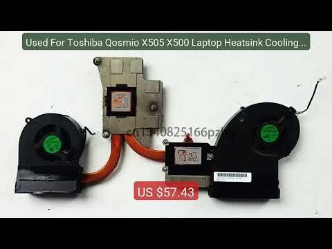 Used For Toshiba Qosmio X505 X500 Laptop Heatsink Cooling AND... — Amazing Value 2026 | Must Have!