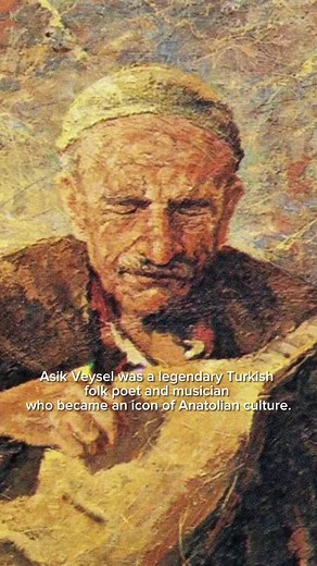Asik Veysel was a legendary Turkish folk poet and musician who became an icon of Anatolian culture. He was born in 1894 in the town of Sivrialan, located in the central province of Sivas. Veysel was blinded at a young age due to smallpox, but this didn't prevent him from pursuing his passion for music and poetry. Veysel's talent was discovered when he was only eight years old. A group of musicians passed through his village, and he listened to them play the baglama (a traditional stringed instru
