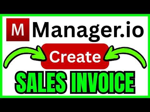 How To CREATE A SALES INVOICE In Manager.io (QUICK & EASY) 2026