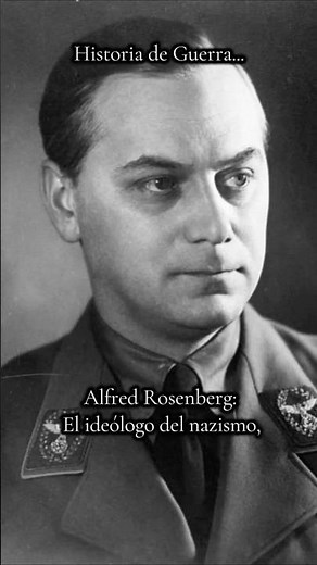 Alfred Rosenberg: The ideologue of Nazism.