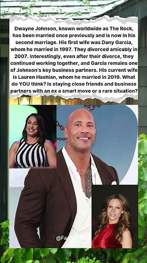 DWAYNE JOHNSON’S FIRST WIFE! THE UNEXPECTED TRUTH ABOUT THE ROCK’S MARRIAGE 🔥💍