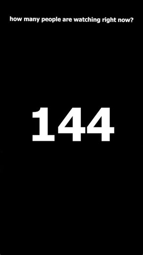 How many people are watching right now?