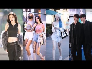 (TikTok) Khi Các Hot TikToker Trung Quốc Xuống Phố Đi Dạo #1❤️ #Baobei #Douyin