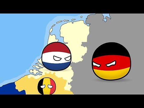 History of the Netherlands 1900-2022 (Countryballs)