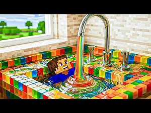 Amazing Satisfying with Minecraft Sink and Bathroom Simulators | ZenBlock Craft
