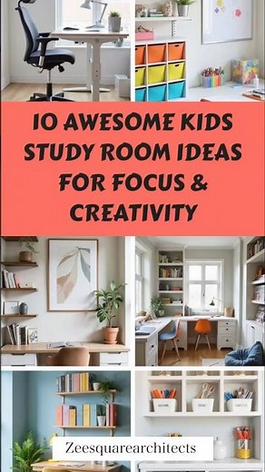 Kids Study Area Ideas for 2025 | Creative, Organized & Age-Friendly Learning Spaces #shorts #ytshort