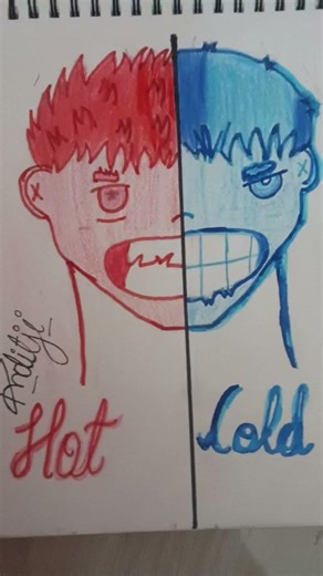 hot VS cold. #anime #lifeisbutadream #goku #goku #anime #lifeisbutadream #goku #anime