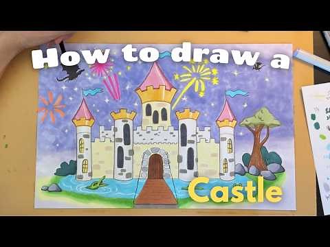 Draw an Epic Medieval Castle Step-by-Step | For Kids & Teachers