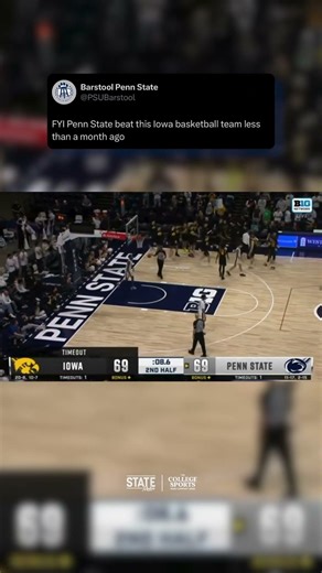 Looking back… Crazy that Penn State beat a team still dancing 🏀