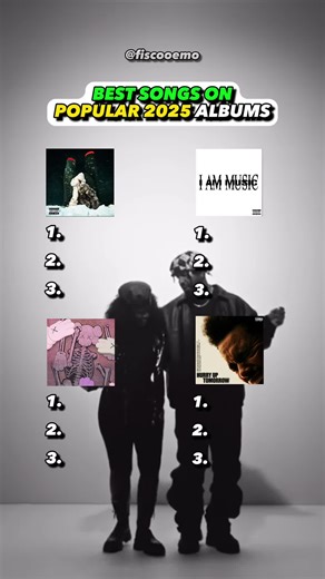 Whats the best 2025 album here? #2025 #drake #playboicarti #clipse #hurryuptomorrow