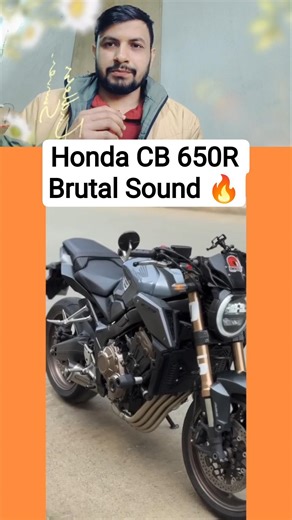 Honda CB 650R Brutal Exhaust Sound 😱🔥 #ytshorts #trending #exhaustsound