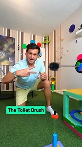 The Toilet Brush 💯 #trickshots #entertainment #instagood | Challenge Zone