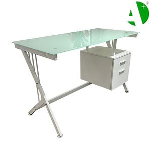 [Hot Item] (AS-A2695) Contemporary Computer Desk with Storage for Efficient Workspaces