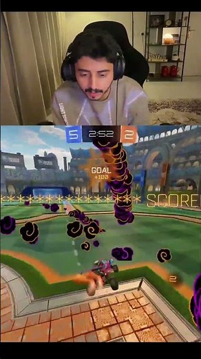 The gameplay gets insane 😂😂 Like and follow, guys #RocketLeague #rocketleague #rocket