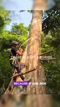 I Carved an Entire Treehouse Into a Living Tree #diy #survival #skill