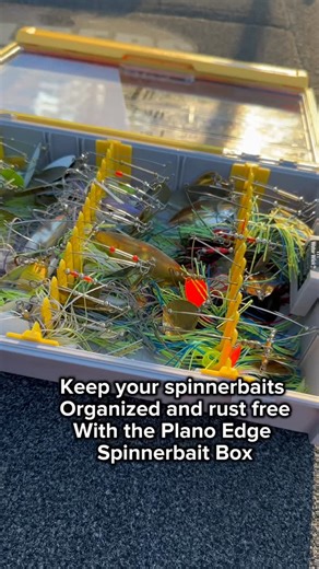 Plano Outdoors | EDGE to EDGE protection. The Plano EDGE Spinnerbait is your go to for keeping your spinnerbaits organized and protected from rust and... | Instagram
