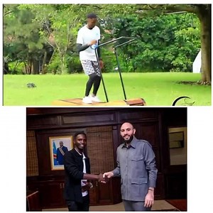 #RDC 🇨🇩 : L'étudiant Désiré kabengele de I'ISTA/goma vient d'améliorer le système à tapis de course mécanique fabriqué en bois dur, sur lequel il a défendu son projet en électromécanique. Il estime fermement que celui-ci permettra d'aider la population à pratiquer régulièrement le sport de la marche ou de la course à pied pour lutter contre plusieurs maladies nuisibles. Ce jeune a été soutenu financièrement par le patron de SOKIN, Abed Achour Kalonji pour l'aider dans la conception et la réali