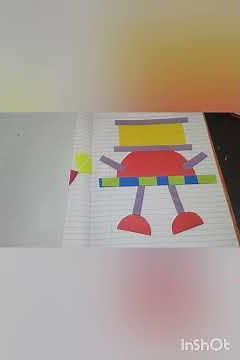 How to make a Fraction Robot 🤖 | Maths activity | Shraddha's Art Corner |